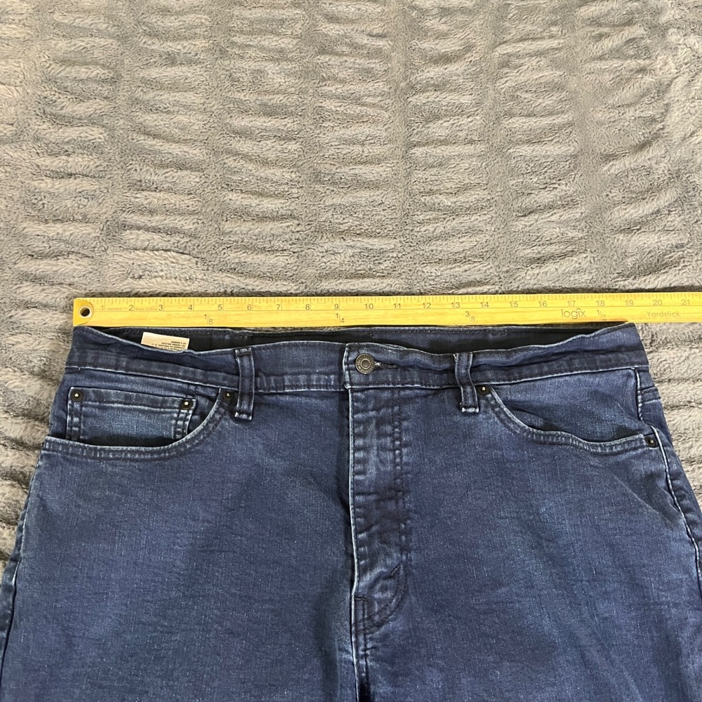 Levis 541 Athletic Taper Jeans Mens 38x30 Dark Blue Indigo Stretch Denim AP688 - Picture 5 of 8
